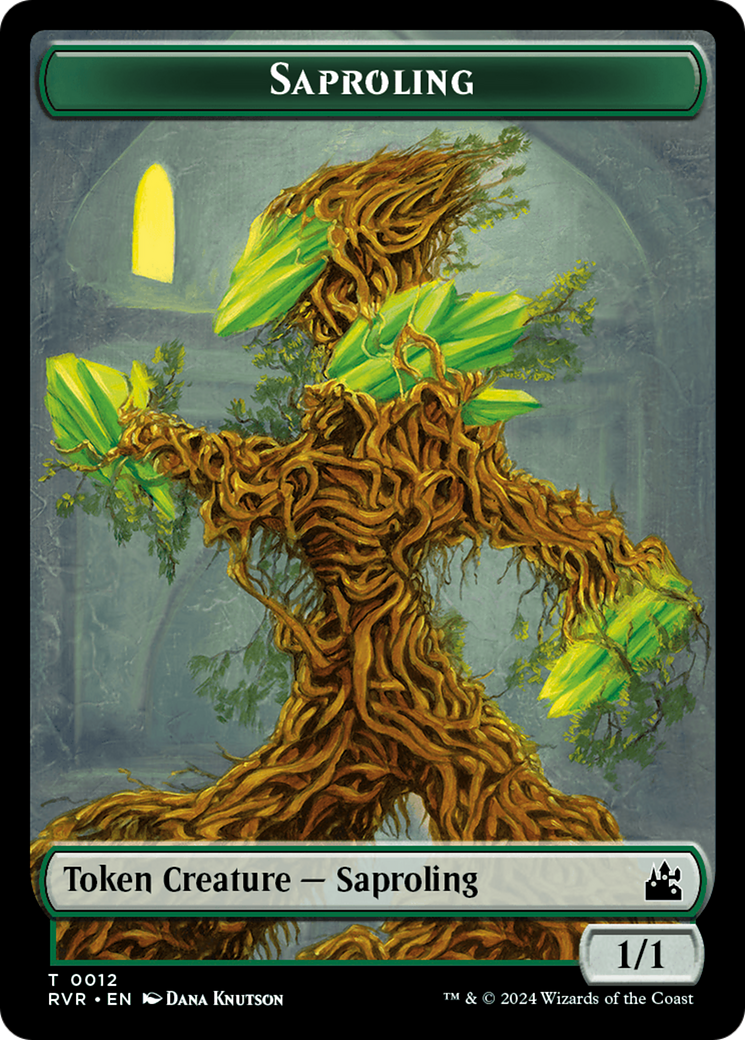 Image of Saproling (TRVR-012) - Ravnica Remastered Tokens Foil