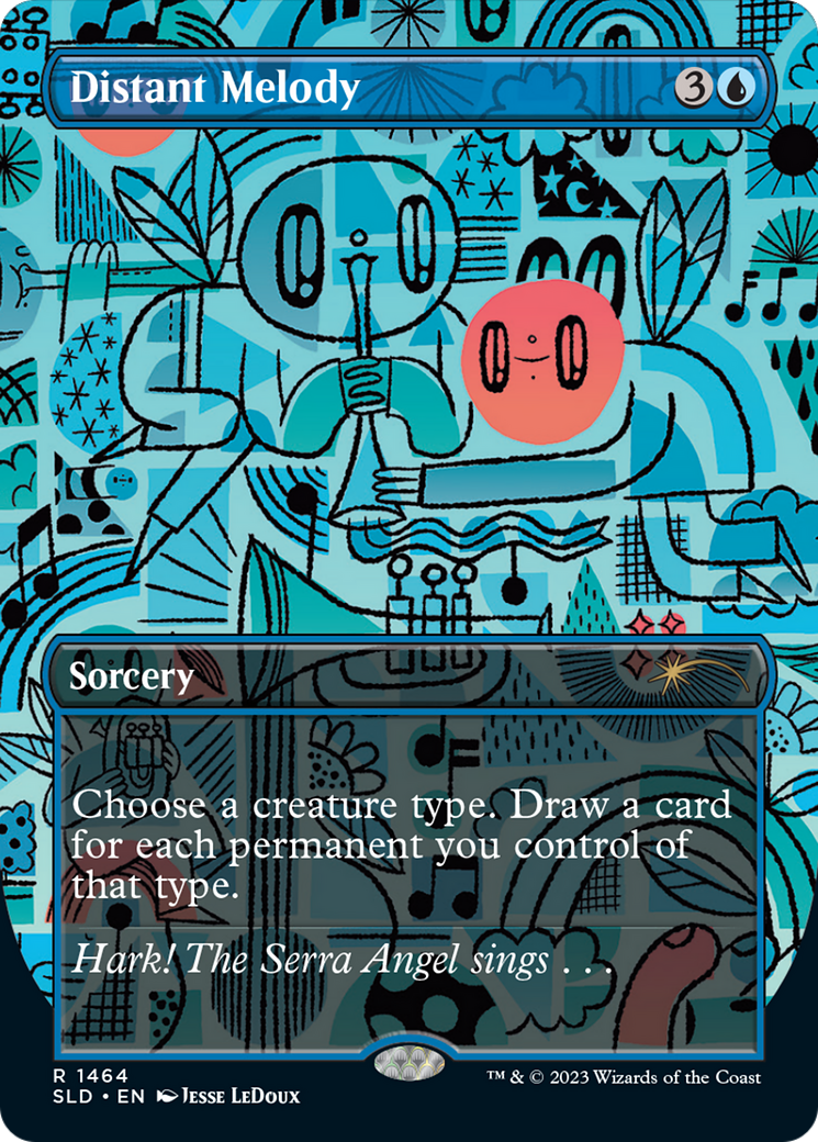 Image of Distant Melody (SLD-1464) - Secret Lair Drop (Borderless)