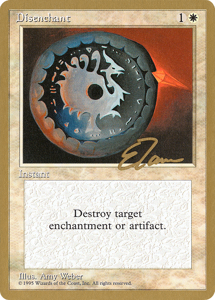 Image of Disenchant - 1996 Eric Tam (4ED) (WCD-) - Pro Tour Collector Set