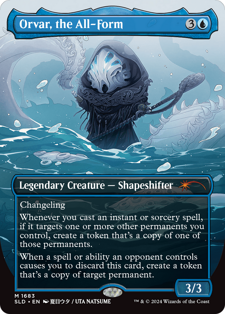 Image of Orvar, the All-Form (Rainbow Foil) (SLD-1683) - Secret Lair Drop (Borderless) Foil