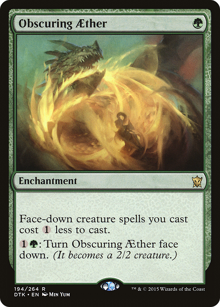 Image of Obscuring Aether (DTK-194) - Dragons of Tarkir Foil