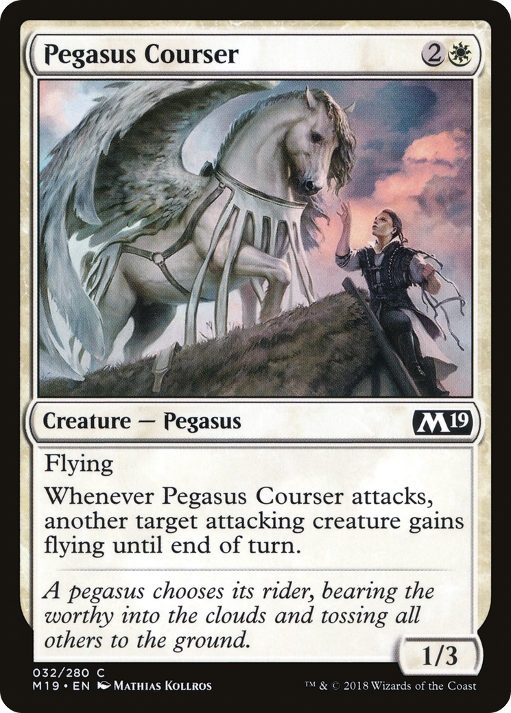Image of Pegasus Courser (M19-032) - Core Set 2019 Foil