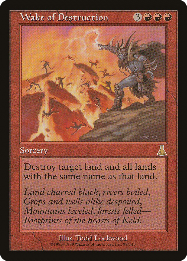 Image of Wake of Destruction (UDS-099) - Urza's Destiny Foil