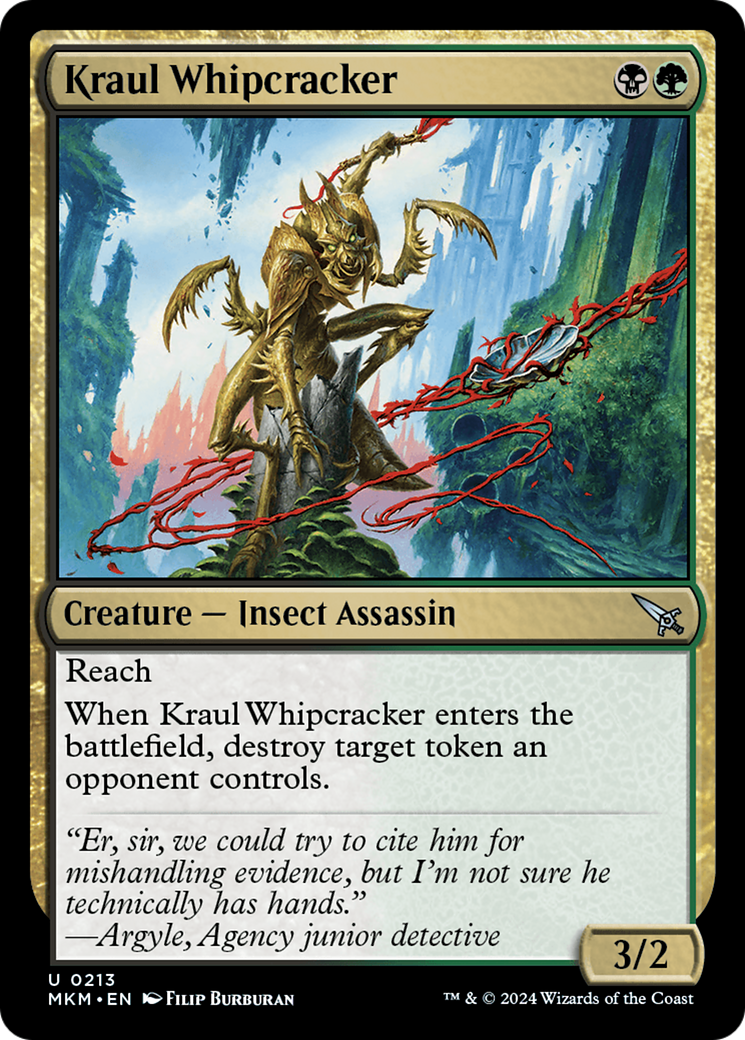 Image of Kraul Whipcracker (a) (MKM-213) - Murders at Karlov Manor Foil