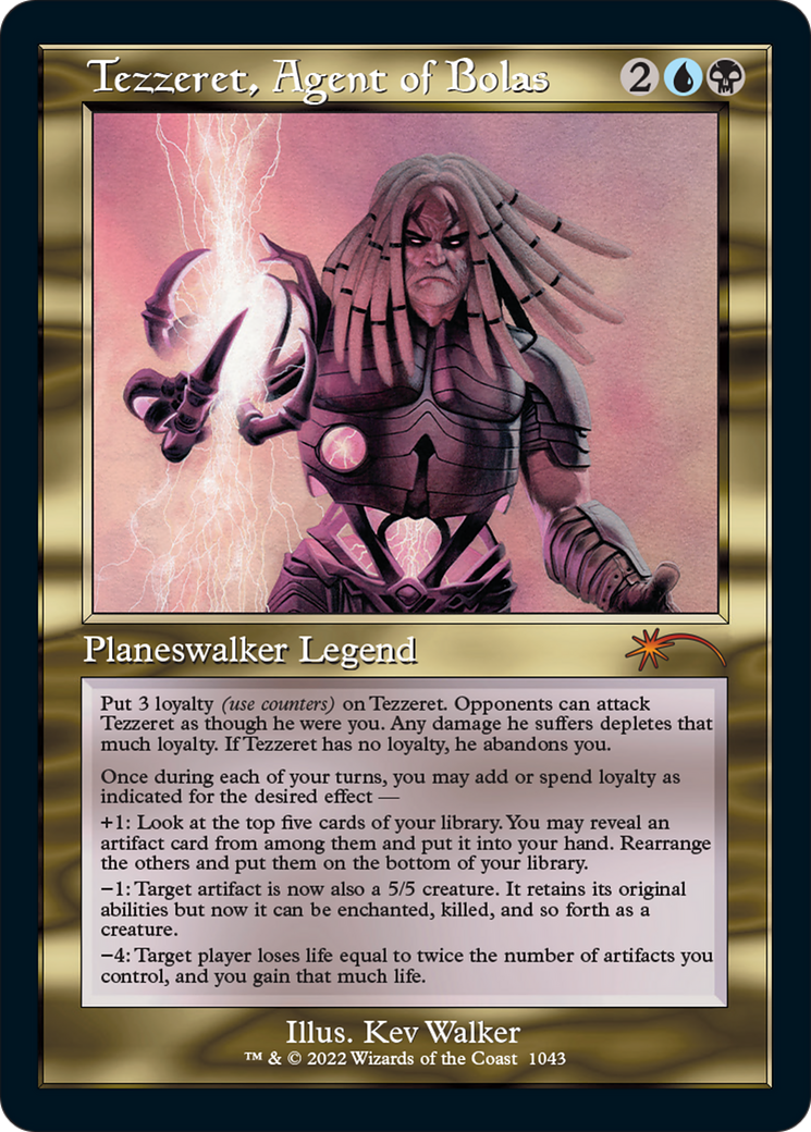 Image of Tezzeret, Agent of Bolas (Retro Frame) (SLD-1043) - Secret Lair Drop Foil