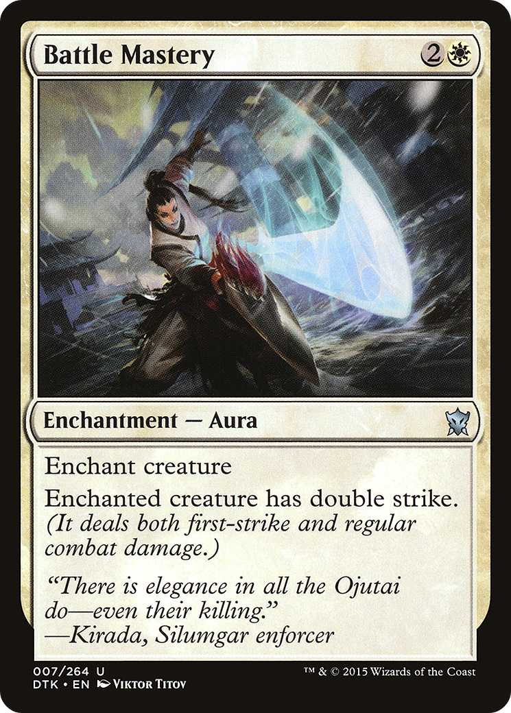 Image of Battle Mastery (DTK-007) - Dragons of Tarkir Foil