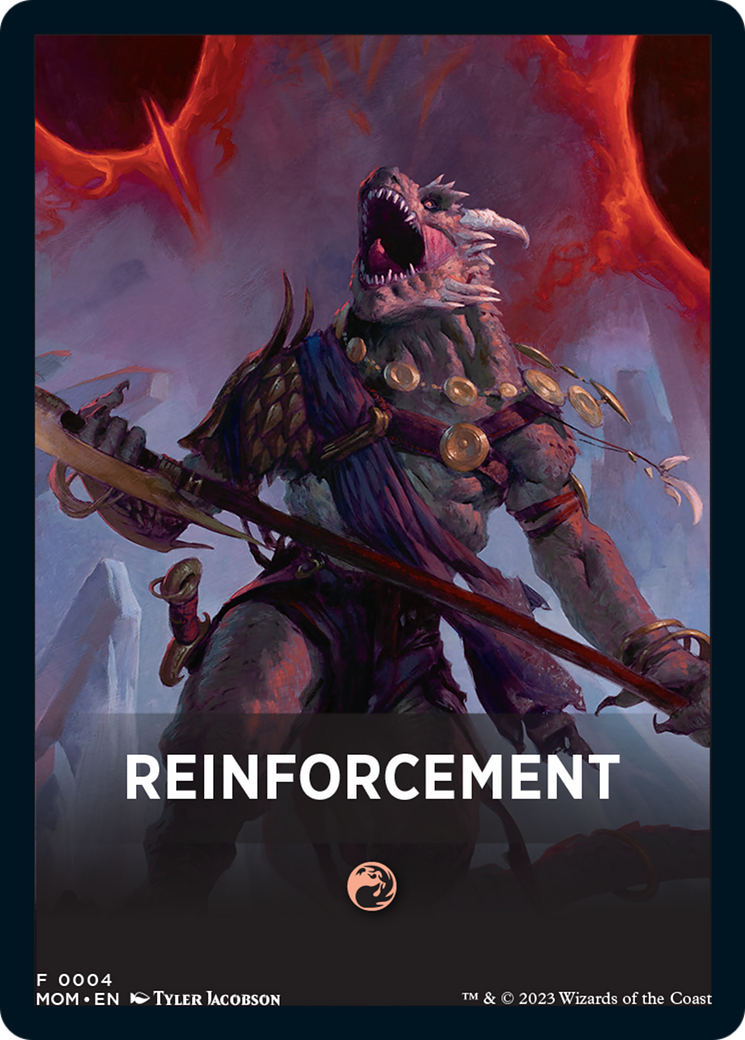 Image of Reinforcement (FMOM-004) - March of the Machine Jumpstart Front Cards