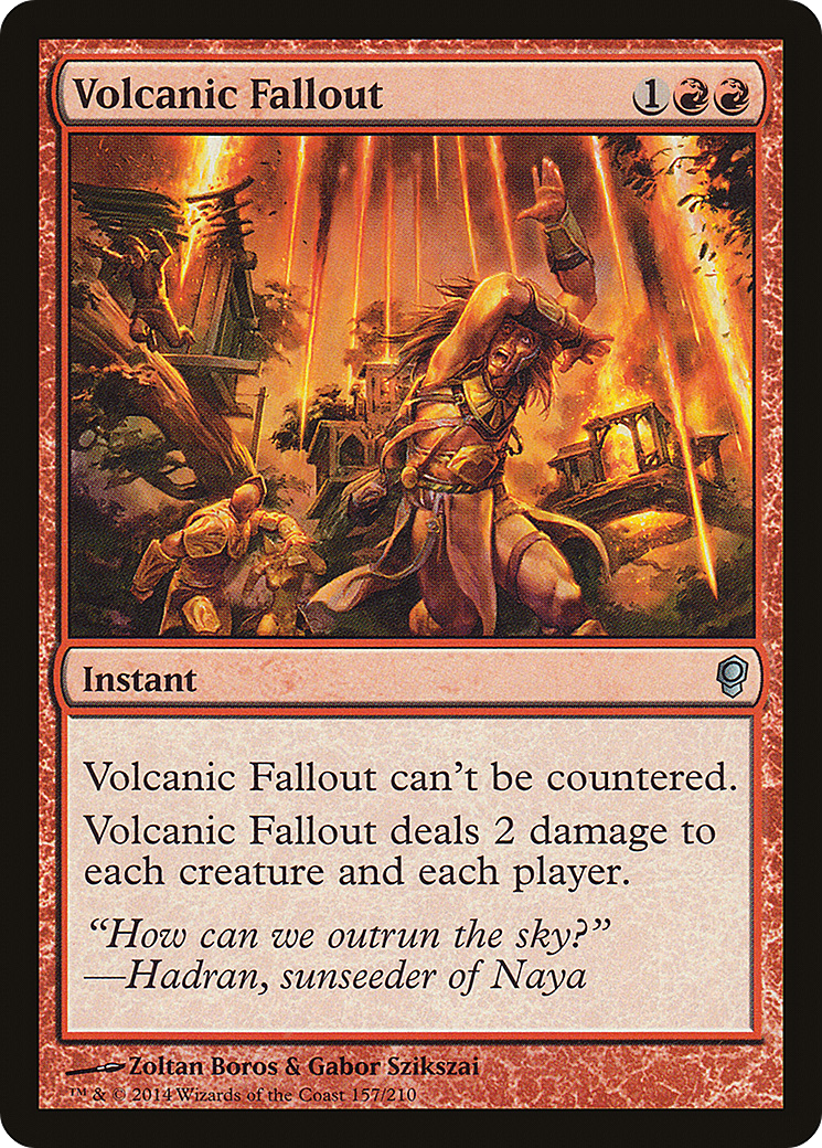 Image of Volcanic Fallout (CNS-157) - Conspiracy Foil