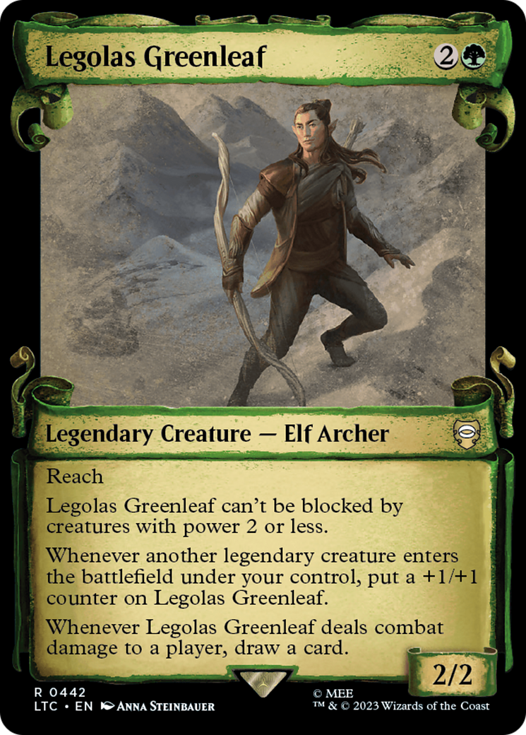 Image of Legolas Greenleaf (Showcase Scrolls) (LTC-442) - Tales of Middle-earth Commander: (Showcase)