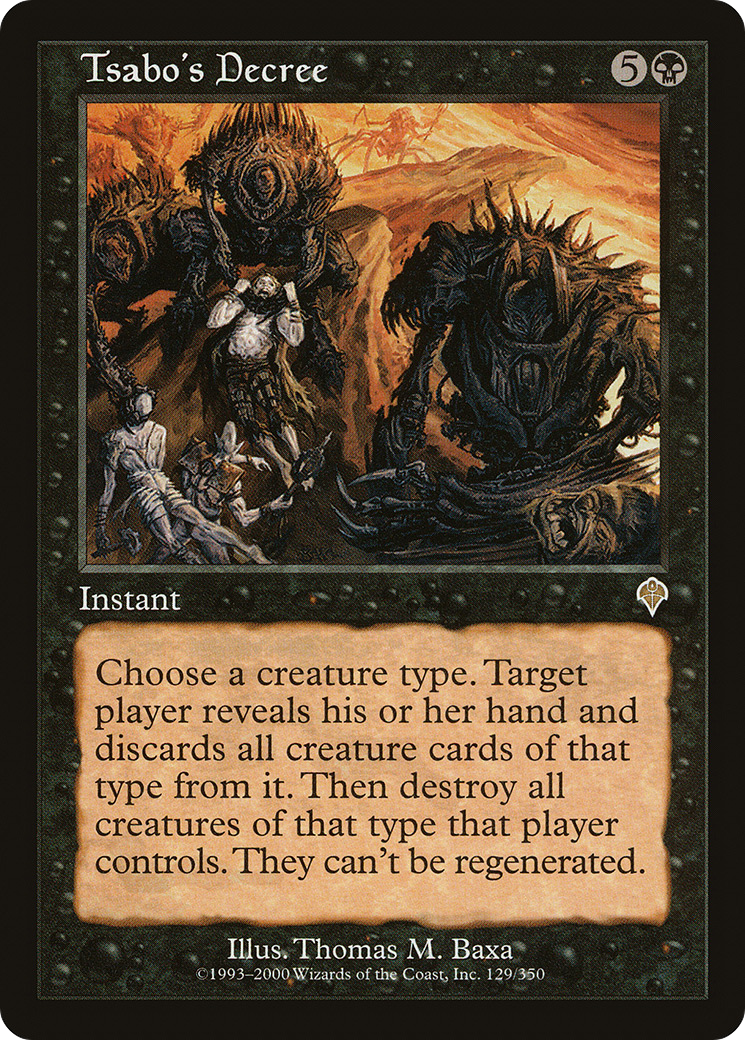 Image of Tsabo's Decree (INV-129) - Invasion