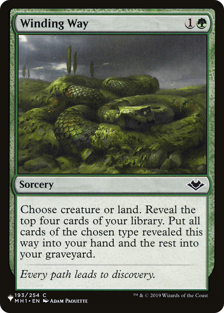 Image of Winding Way (LIST-MH1-193) - The List