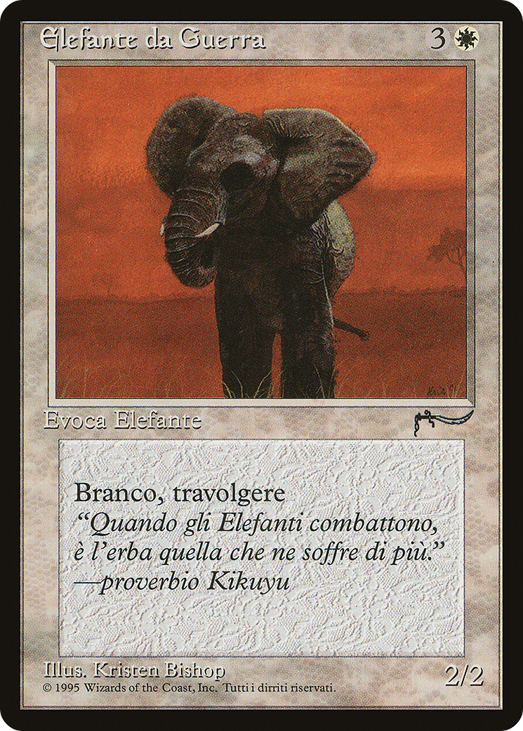 Image of War Elephant (Italian) - 
