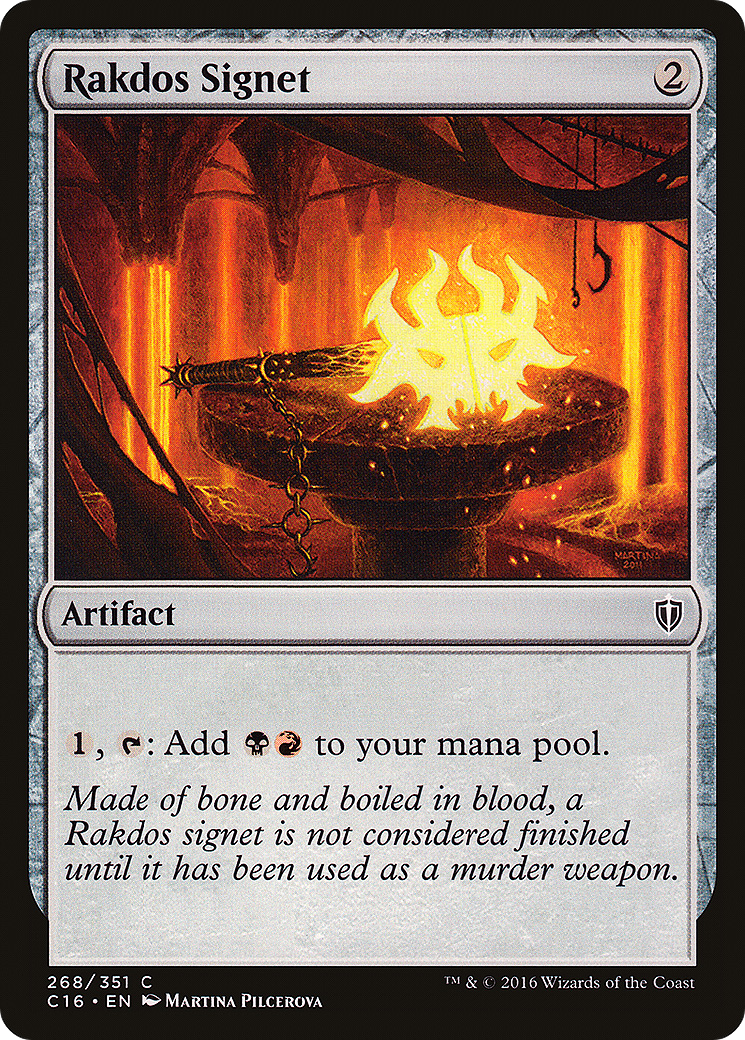 Image of Rakdos Signet (C16-268) - Commander 2016