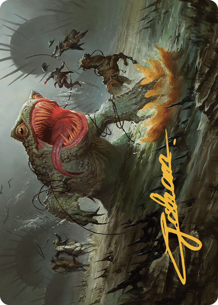 Image of The Gitrog, Ravenous Ride // The Gitrog, Ravenous Ride (AOTJ-022) - Outlaws of Thunder Junction Art Series (Borderless)