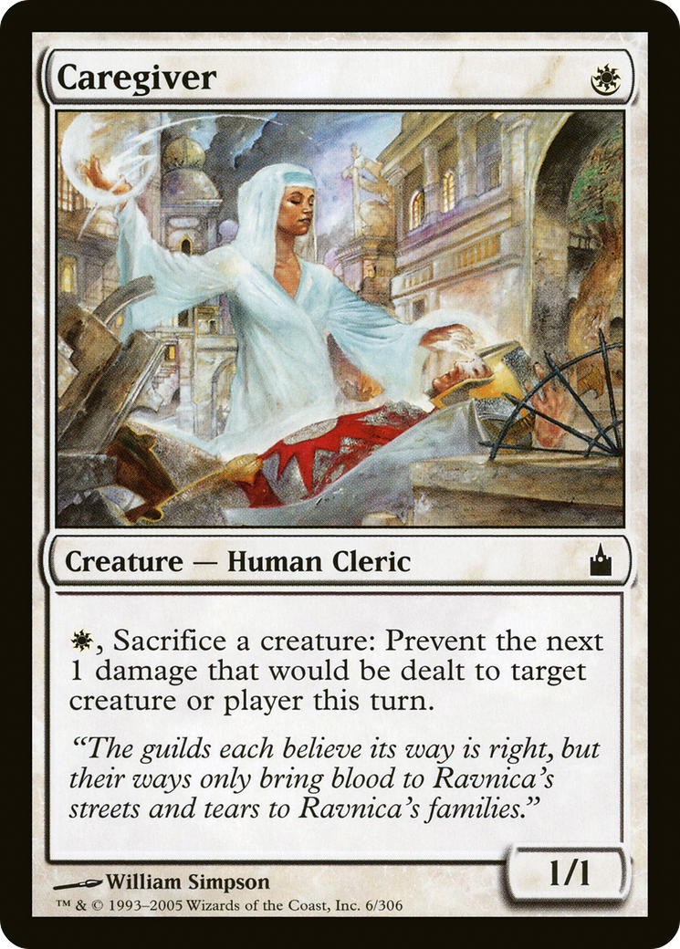 Image of Caregiver (RAV-006) - Ravnica: City of Guilds Foil