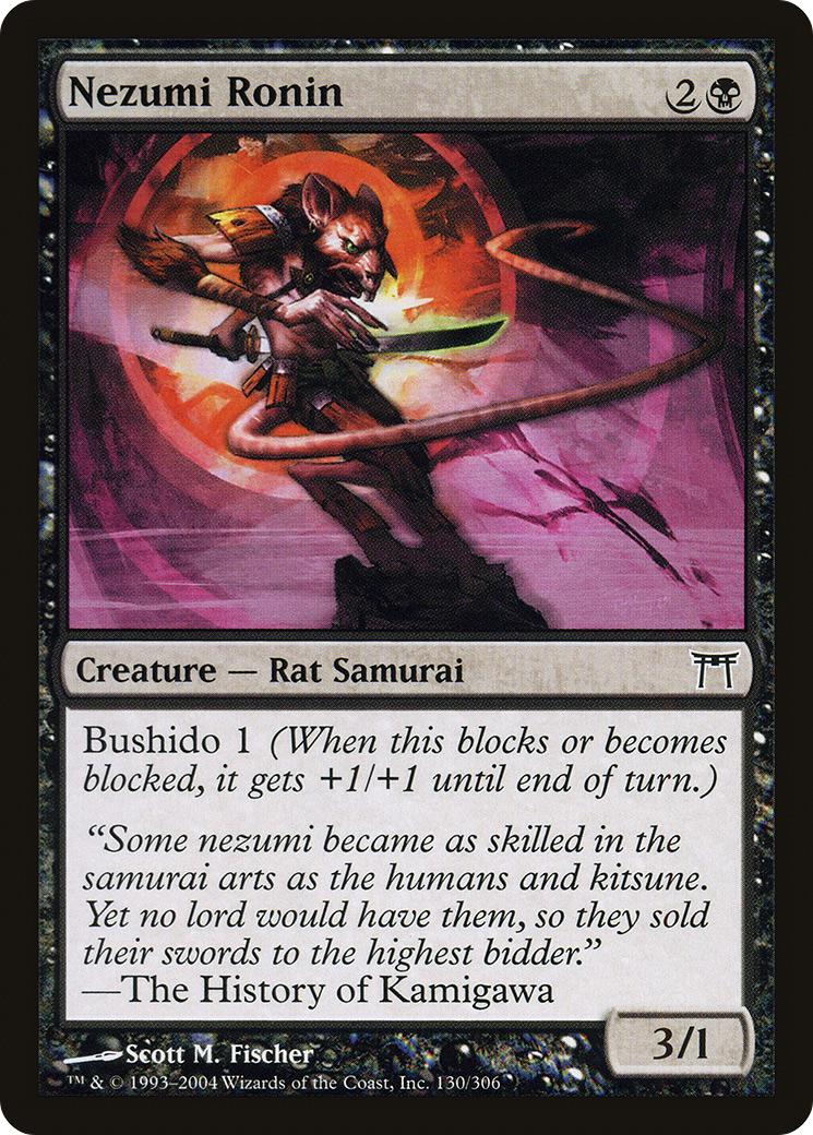 Image of Nezumi Ronin (CHK-130) - Champions of Kamigawa
