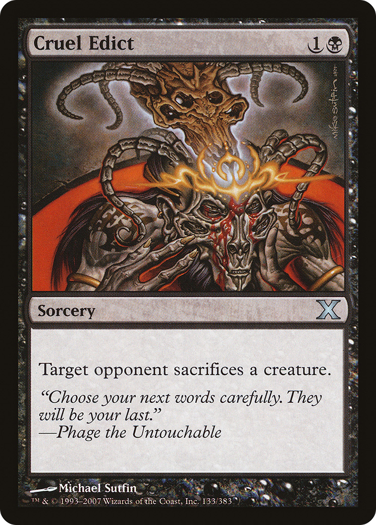 Image of Cruel Edict (10E-133) - Tenth Edition