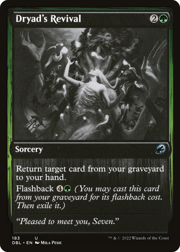 Image of Dryad's Revival (DBL-183) - Innistrad: Double Feature Foil