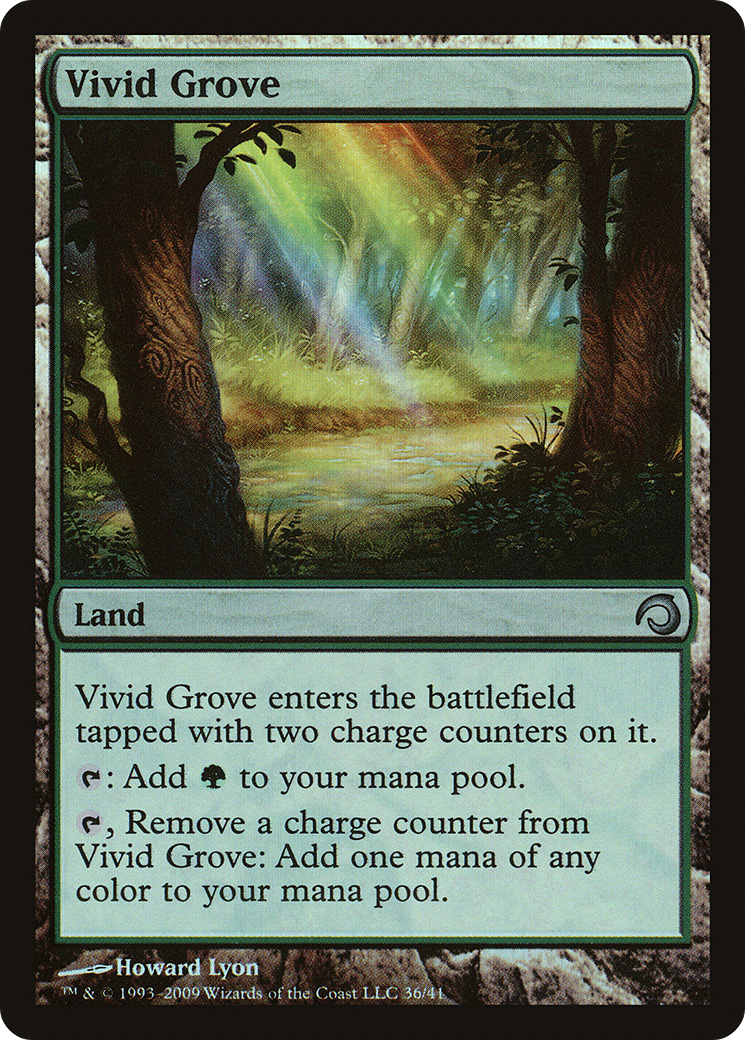 Image of Vivid Grove (PDS-036) - Premium Deck Series: Slivers Foil