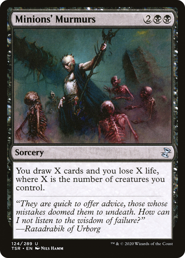 Image of Minions' Murmurs (TSR-124) - Time Spiral Remastered Foil