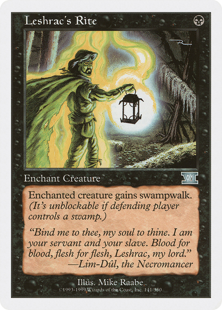 Image of Leshrac's Rite (6ED-141) - Classic Sixth Edition