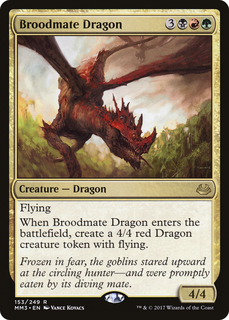 Image of Broodmate Dragon (MM3-153) - Modern Masters 2017