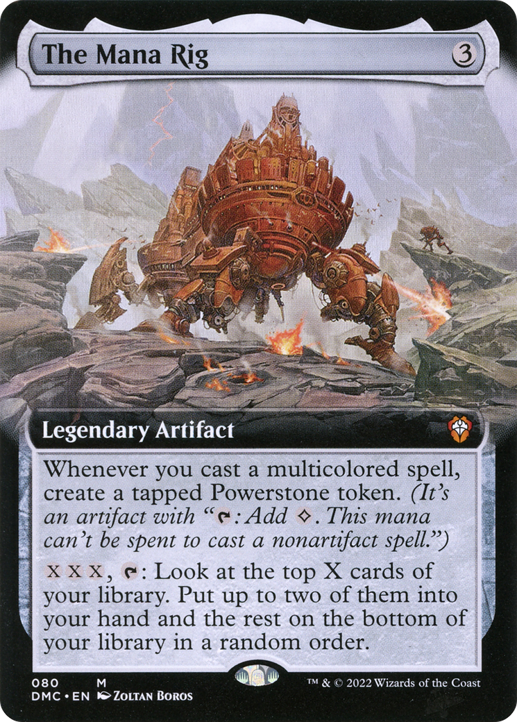 Image of The Mana Rig (Extended Art) (DMC-080) - Dominaria United Commander: (Extended Art)