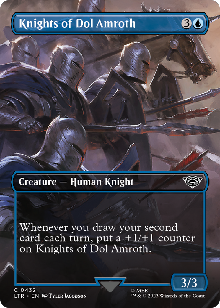 Image of Knights of Dol Amroth (Borderless) (LTR-432) - The Lord of the Rings: Tales of Middle-earth (Borderless)