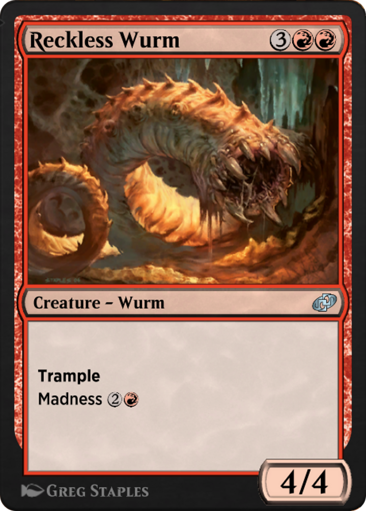 Image of Reckless Wurm (J21-502) - Jumpstart: Historic Horizons