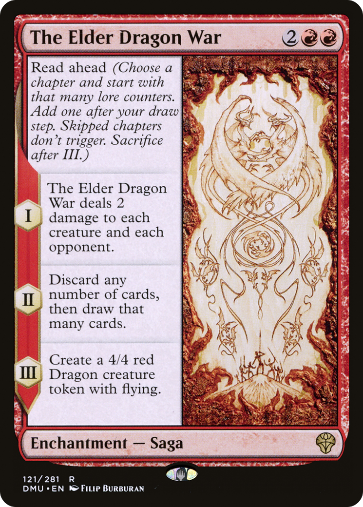 Image of The Elder Dragon War (DMU-121) - Dominaria United Foil
