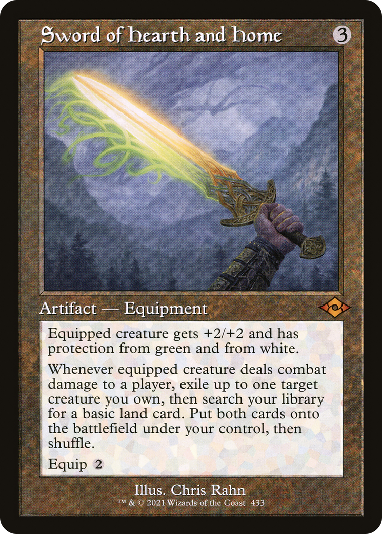 Image of Sword of Hearth and Home (Retro Frame) (MH2-433) - Modern Horizons 2