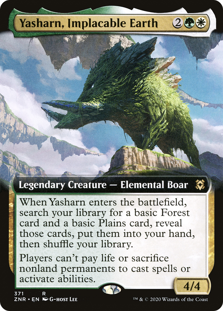 Image of Yasharn, Implacable Earth (Extended Art) (ZNR-371) - Zendikar Rising: (Extended Art)