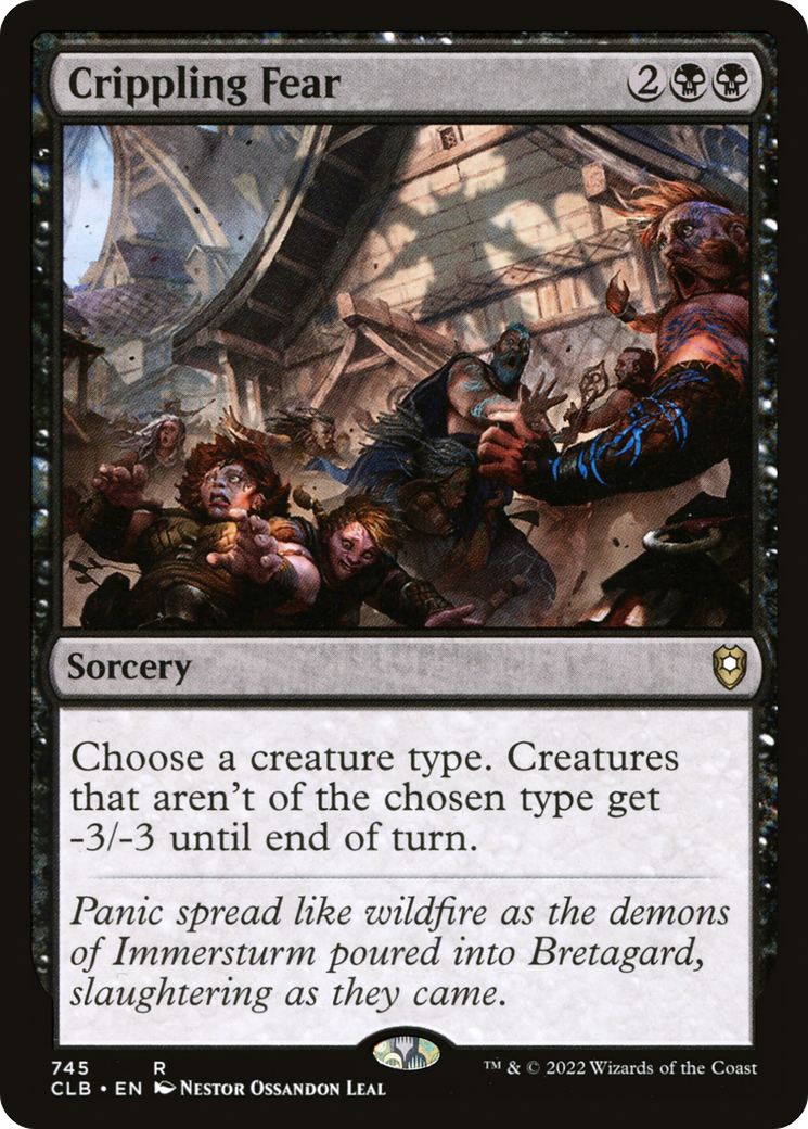 Image of Crippling Fear (CLB-745) - Commander Legends: Battle for Baldur's Gate