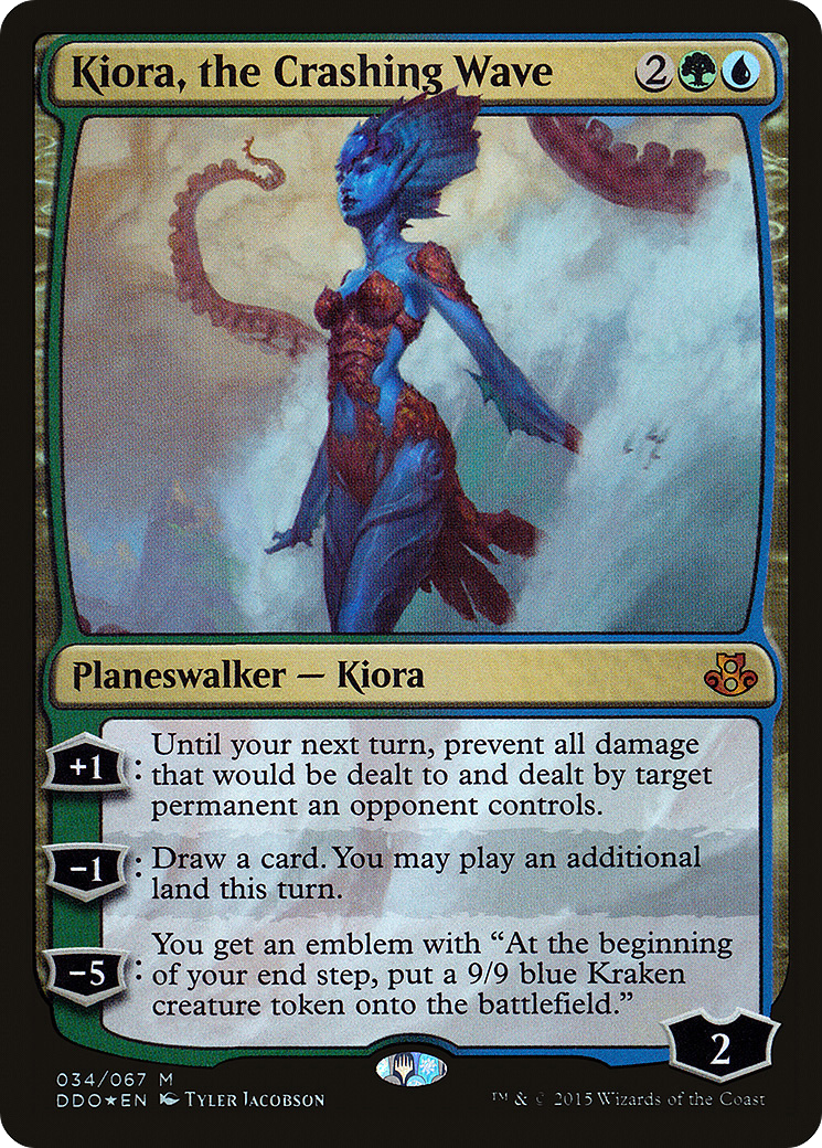 Image of Kiora, the Crashing Wave (DDO-034) - Duel Decks: Elspeth vs. Kiora