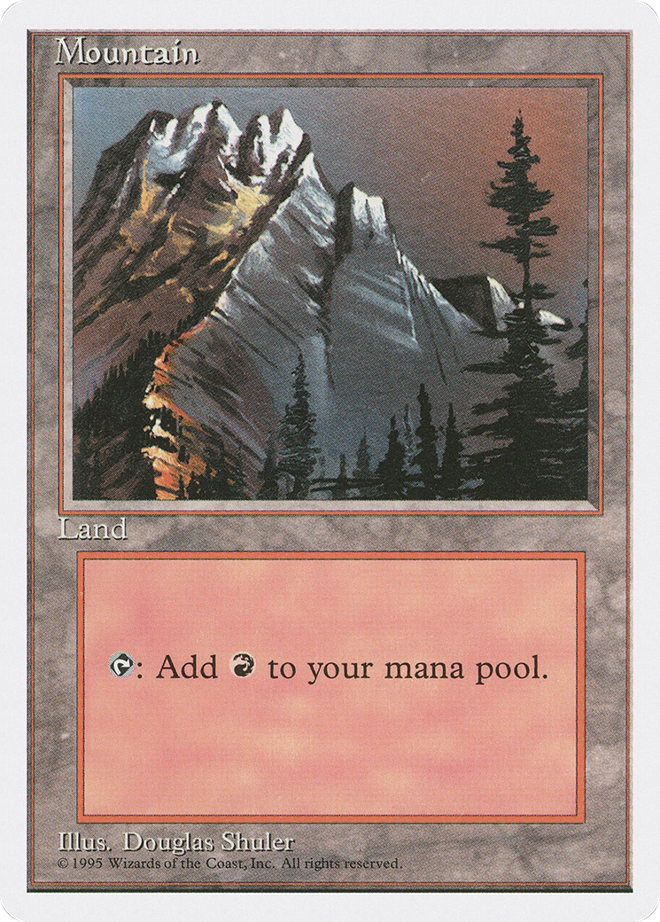 Image of Mountain (A) (4ED-183) - Fourth Edition