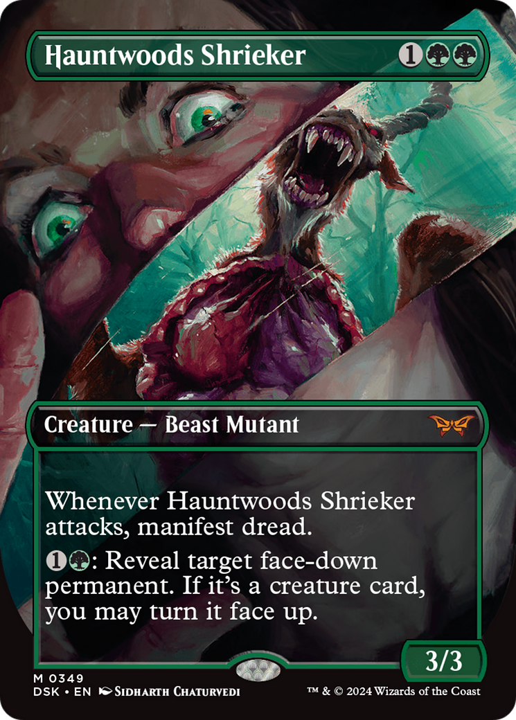 Image of Hauntwoods Shrieker (Borderless) (DSK-349) - Duskmourn: House of Horror (Borderless)