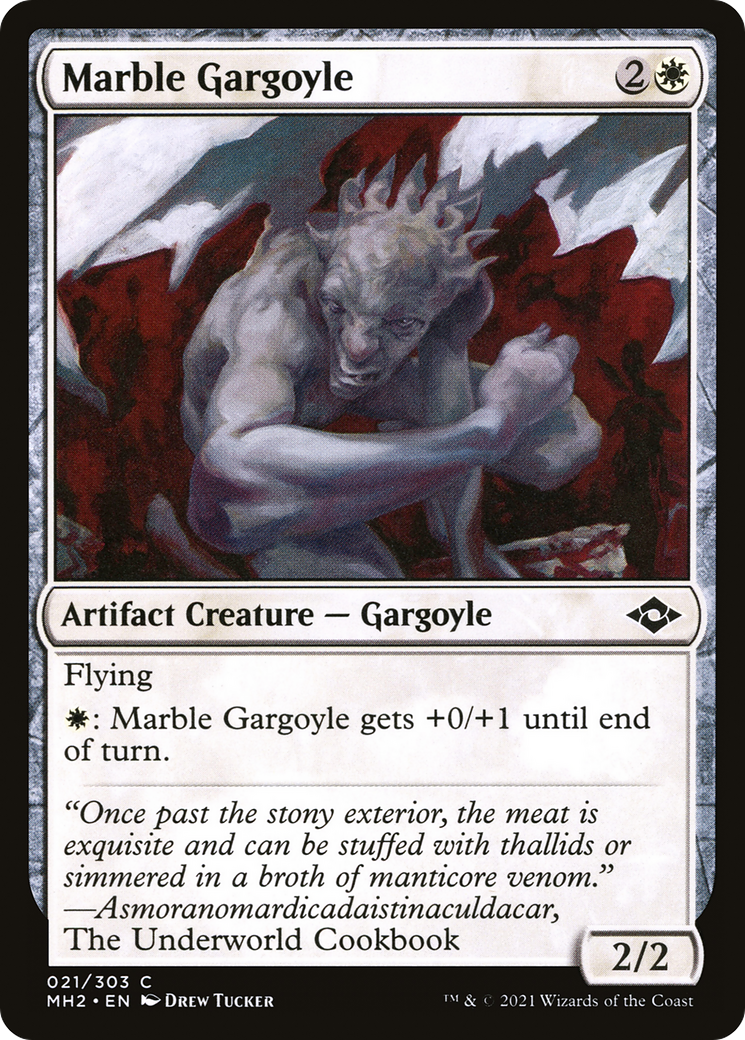 Image of Marble Gargoyle (MH2-021) - Modern Horizons 2 Foil