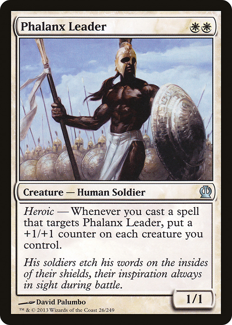 Image of Phalanx Leader (THS-026) - Theros