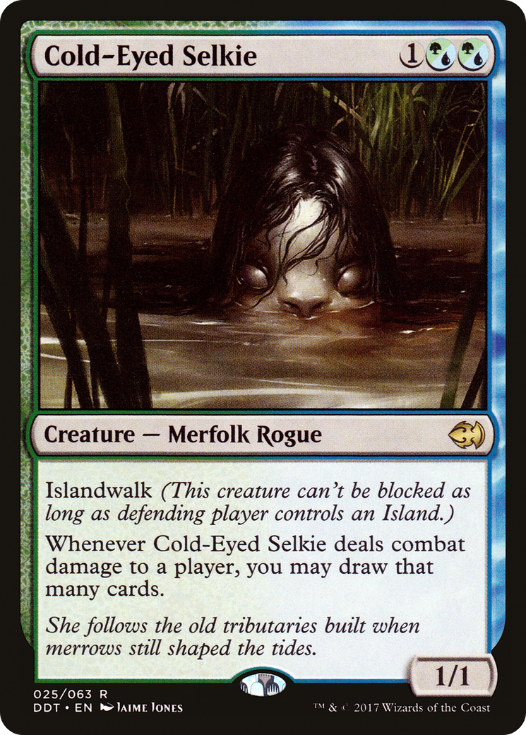 Image of Cold-Eyed Selkie (DDT-025) - Duel Decks: Merfolk vs. Goblins