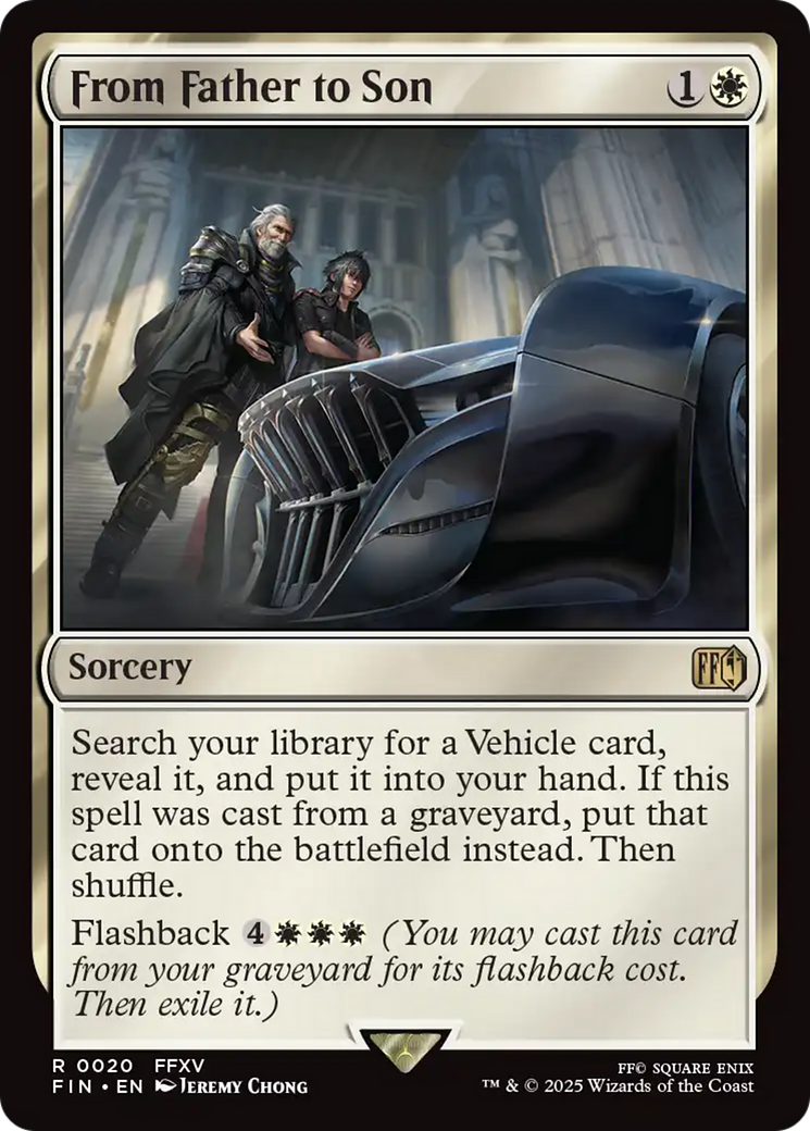Image of From Father to Son (FIN-020) - FINAL FANTASY Foil
