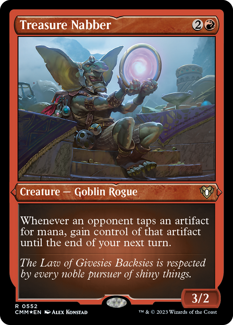 Image of Treasure Nabber (CMM-552) - Commander Masters Etched Foil