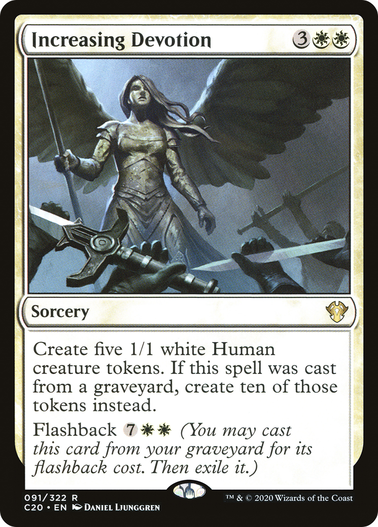 Image of Increasing Devotion (C20-091) - Commander 2020