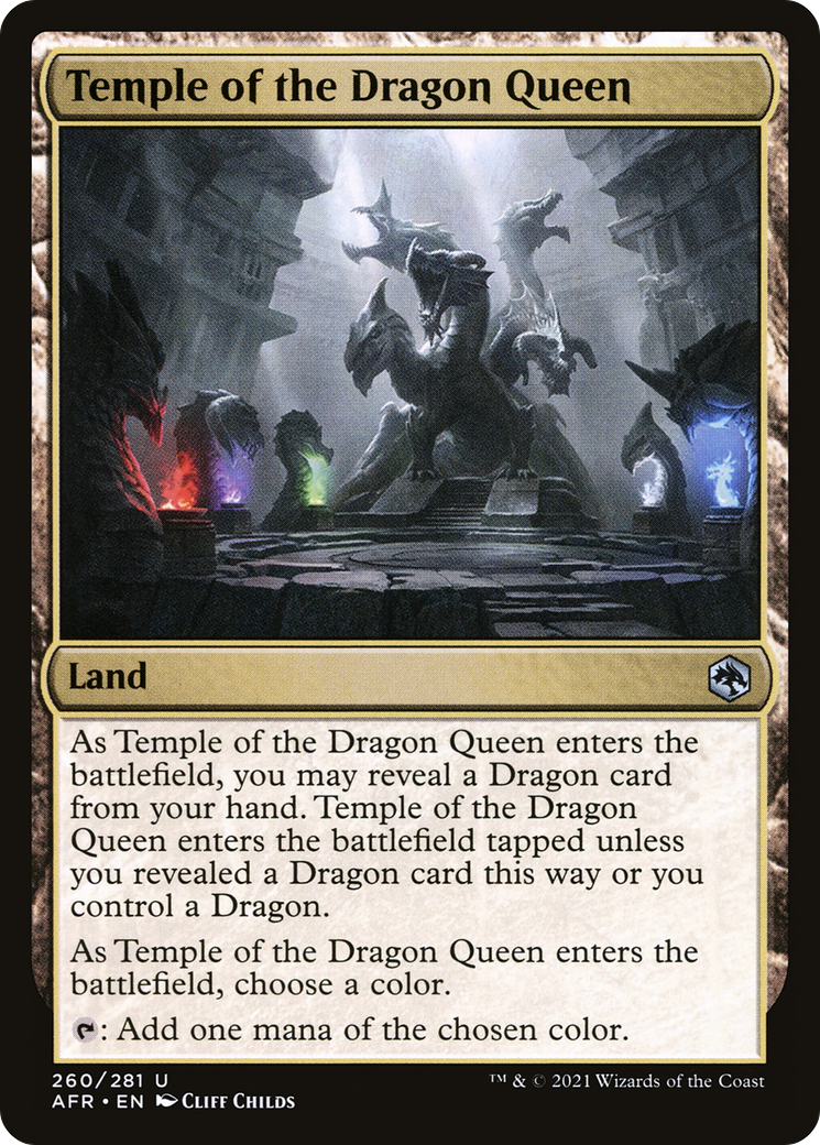 Image of Temple of the Dragon Queen (AFR-260) - Adventures in the Forgotten Realms