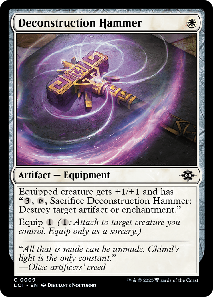 Image of Deconstruction Hammer (LCI-009) - The Lost Caverns of Ixalan