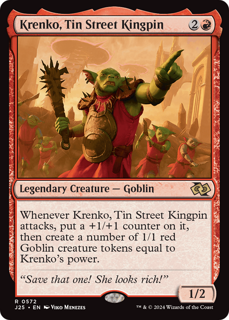 Image of Krenko, Tin Street Kingpin (J25-572) - Foundations Jumpstart
