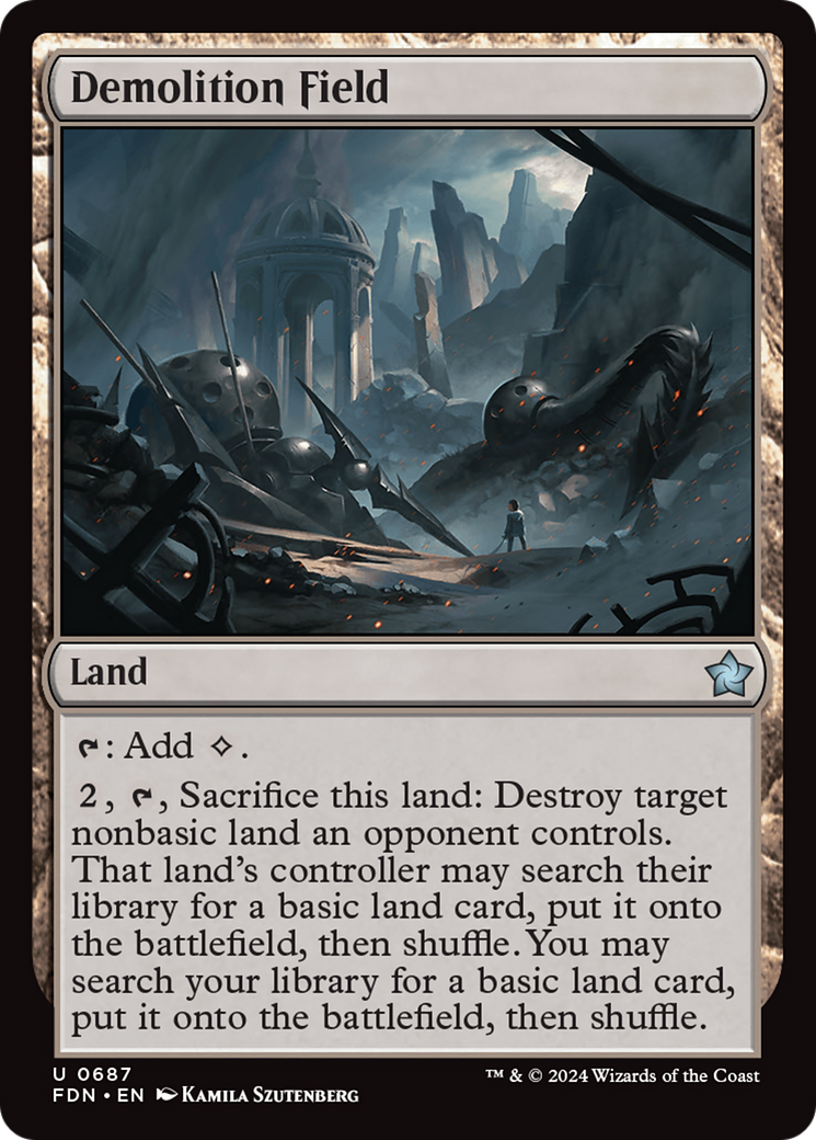 Image of Demolition Field (FDN-687) - Foundations