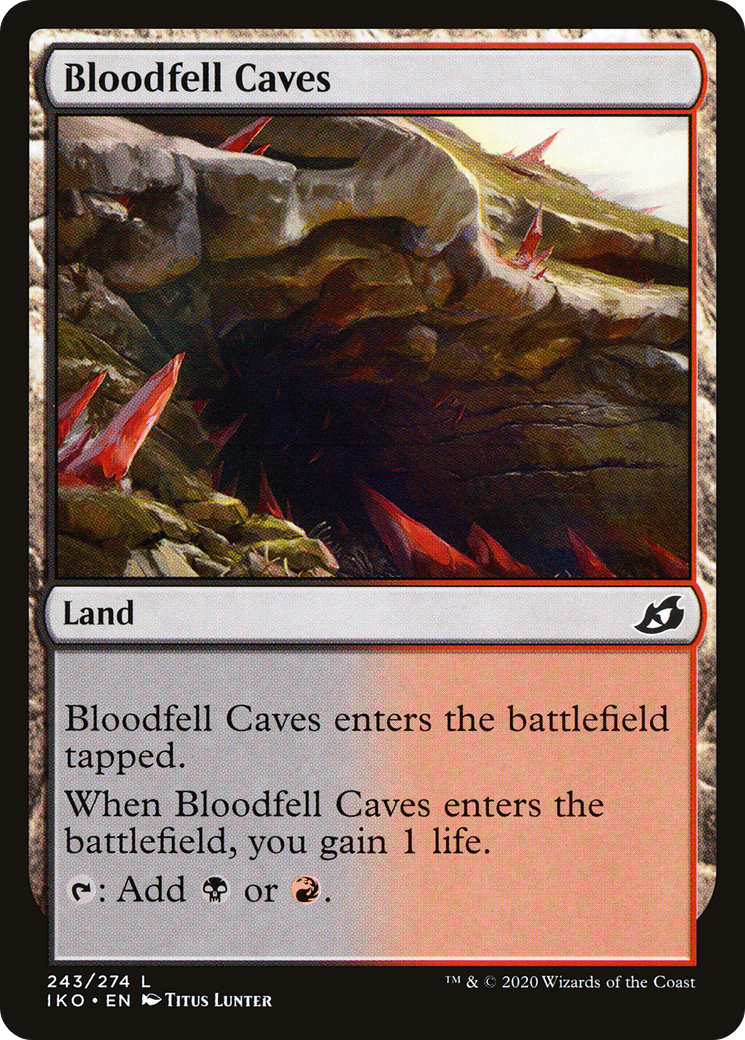 Image of Bloodfell Caves (IKO-243) - Ikoria: Lair of Behemoths Foil