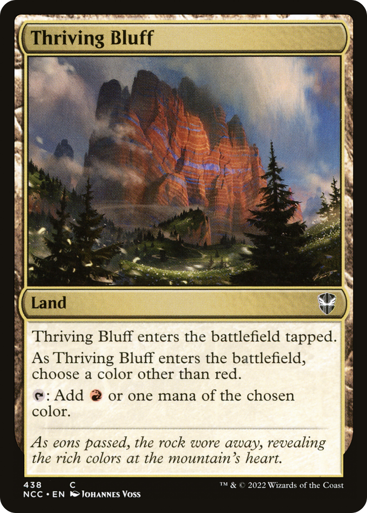 Image of Thriving Bluff (NCC-438) - New Capenna Commander