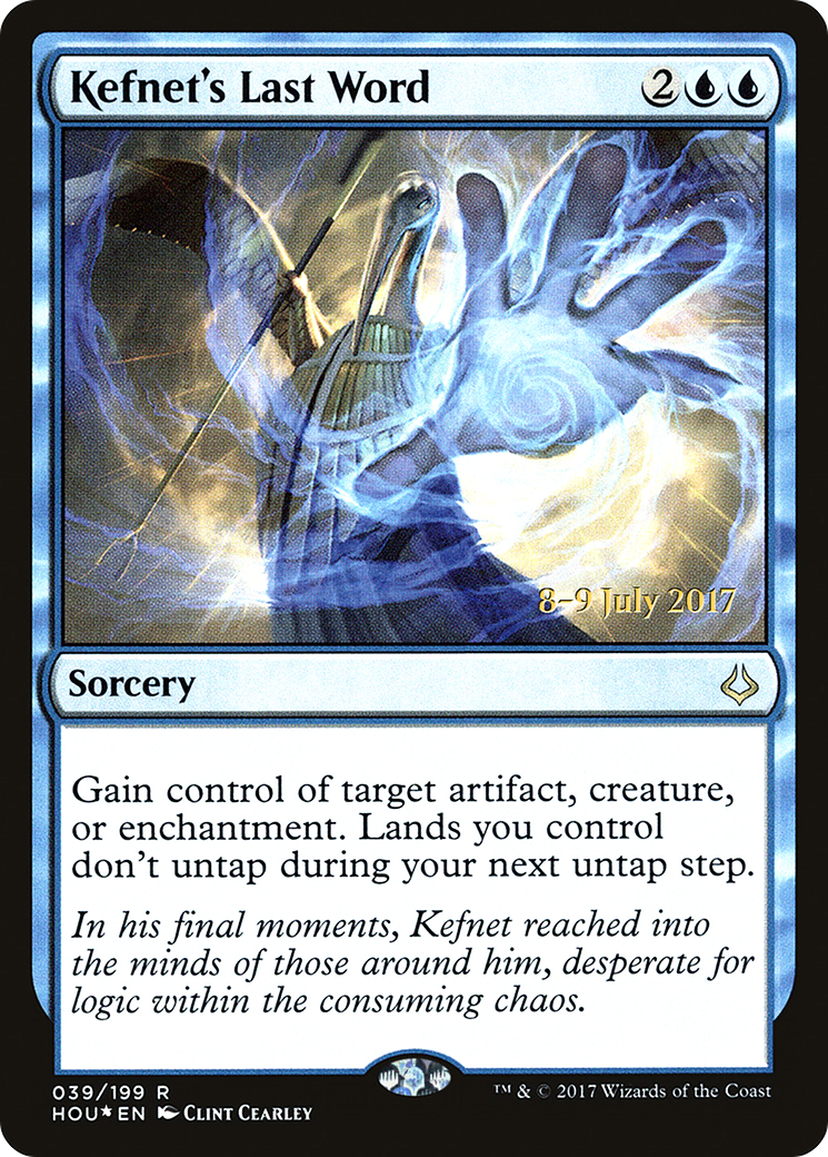 Image of Kefnet's Last Word (PRE-039) - Hour of Devastation Promos Foil
