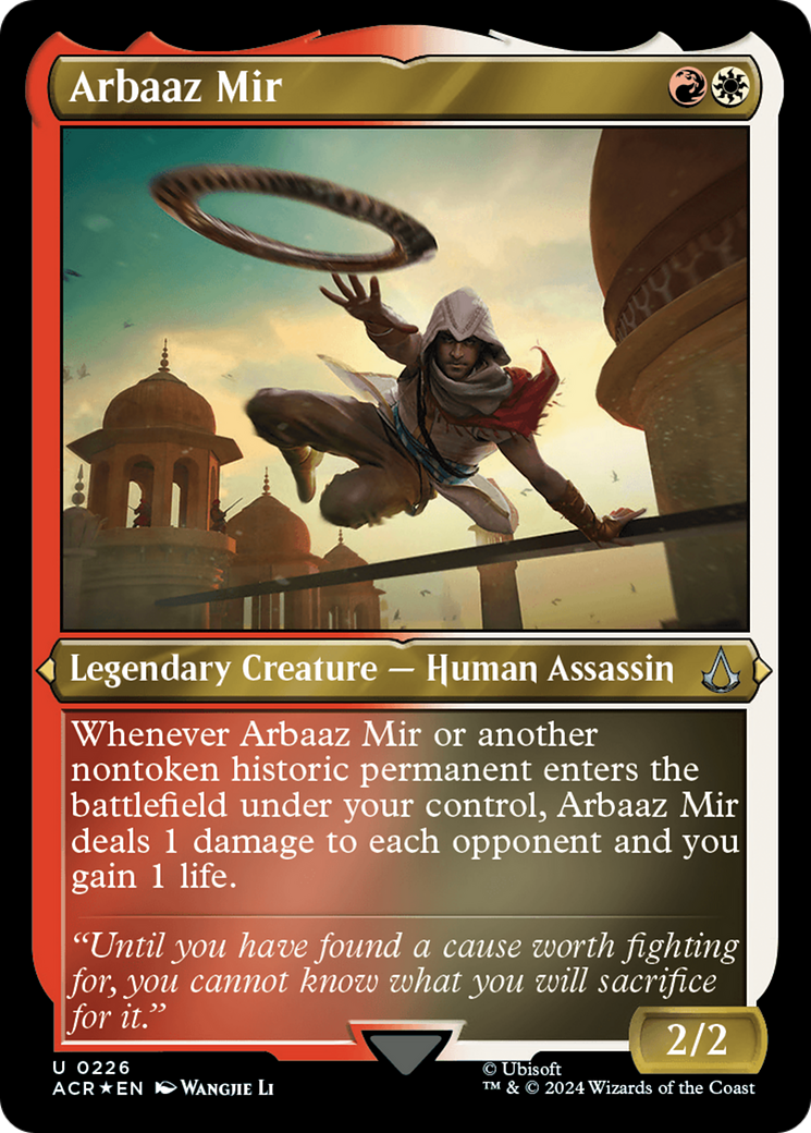 Image of Arbaaz Mir (ACR-226) - Assassin's Creed Etched Foil